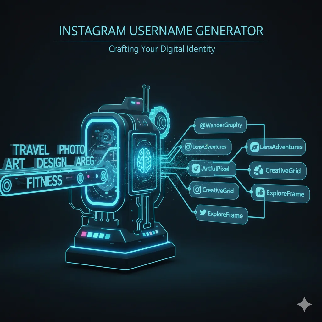 Creating unique identities with an Instagram Username Generator