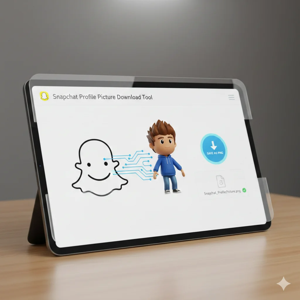 Downloading high-res avatars with a Snapchat Profile Picture Download tool