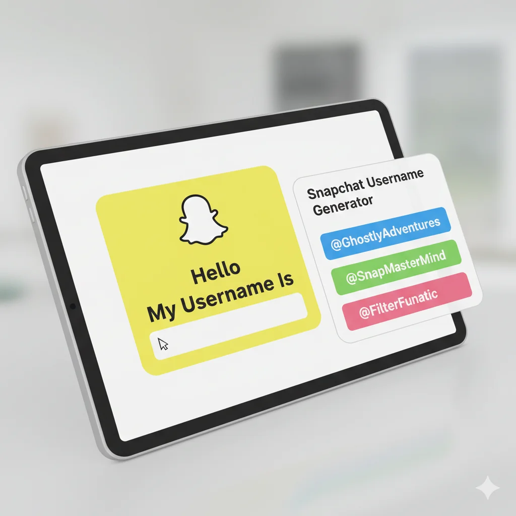 Creating unique handles with a Snapchat Username Generator