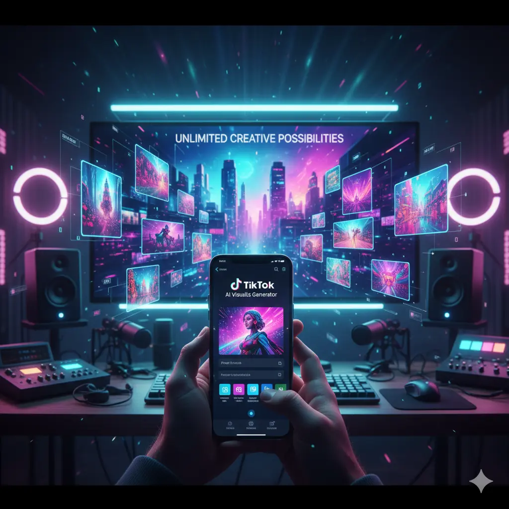 Generating unique backgrounds with a TikTok Image Generator