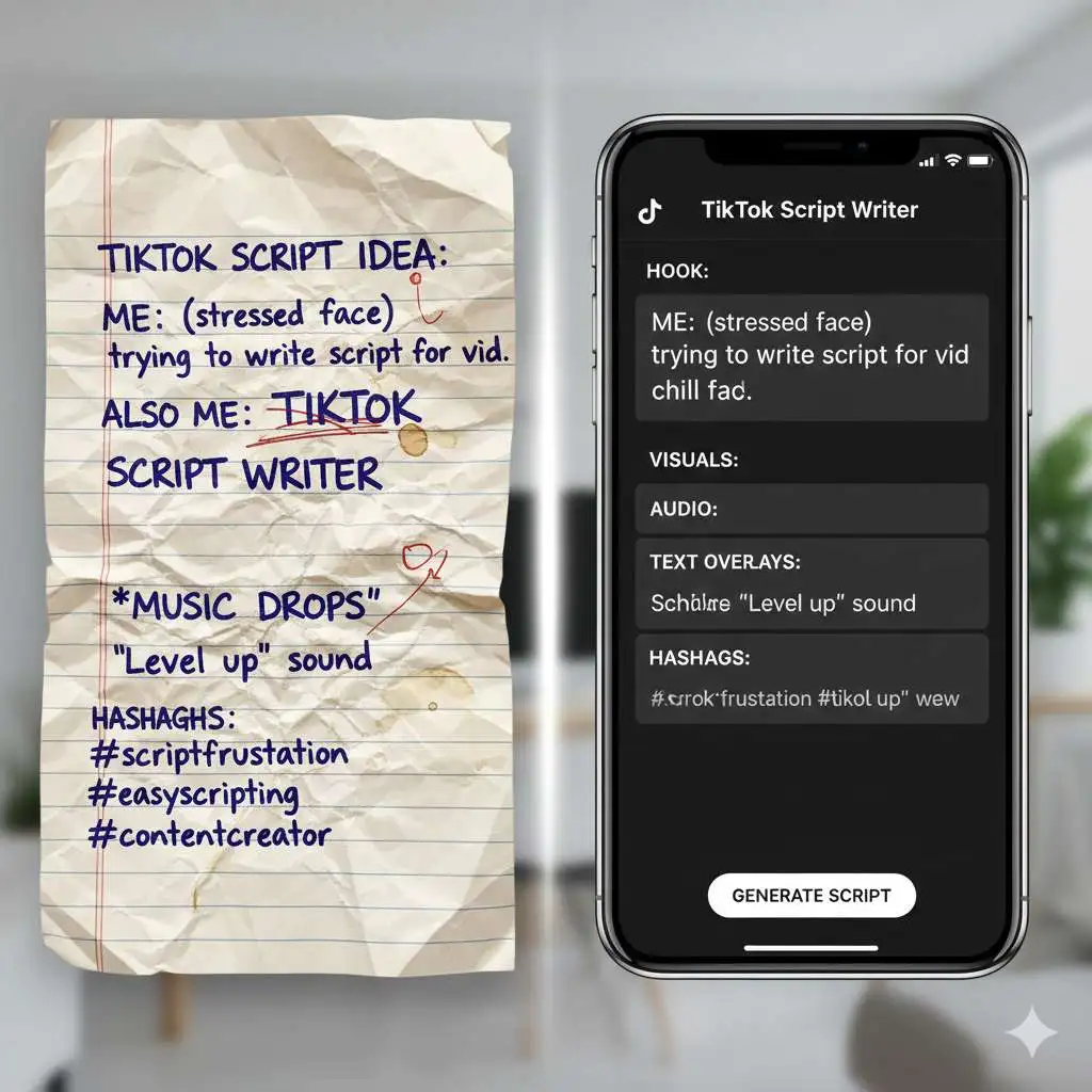 Streamlining content creation with a TikTok Script Writer