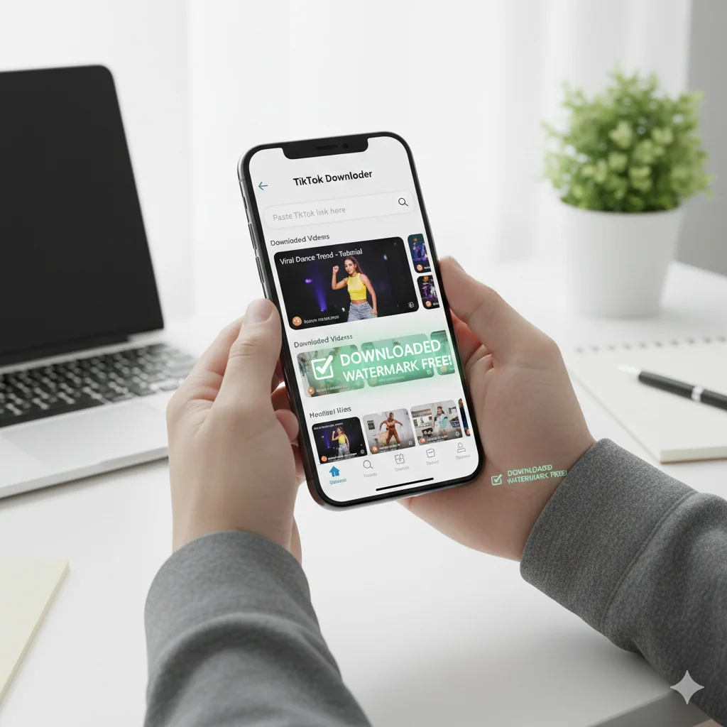 Saving high-quality covers with a TikTok Thumbnail Downloader