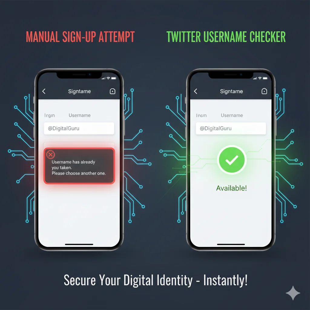 Instantly verifying handle availability with a Twitter Username Checker