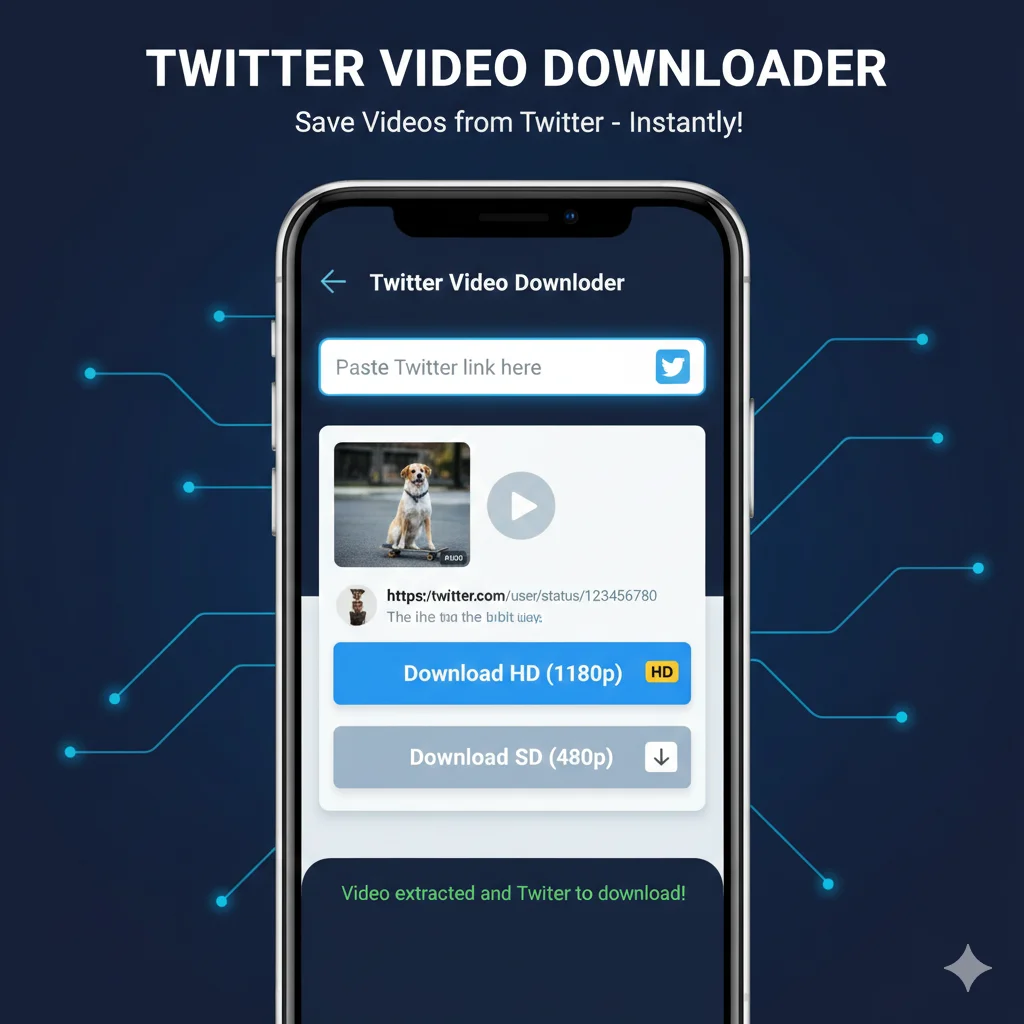 Saving X videos in HD with a Twitter Video Downloader