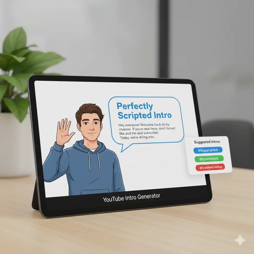 Scripting professional openings with a YouTube Intro Generator