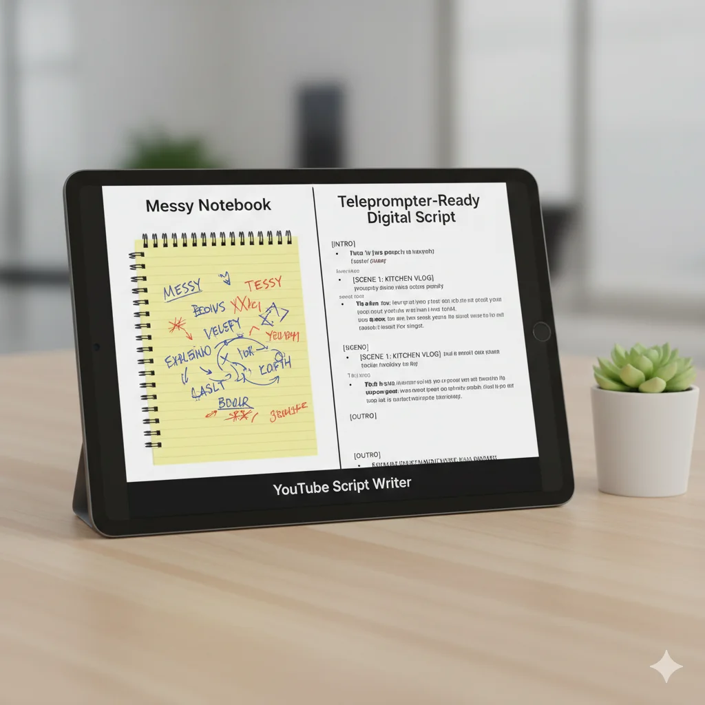 Streamlining video production with a YouTube Script Writer